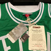 Bill Russell Signed Heavily Inscribed STATS Boston Celtics Jersey With JSA COA