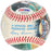 Beautiful Ted Williams Signed Ron Lewis Hand Painted Art Baseball JSA COA