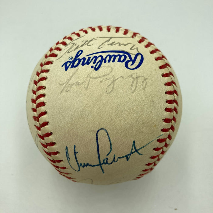 1987 St. Louis Cardinals NL Champs Team Signed World Series Baseball JSA COA