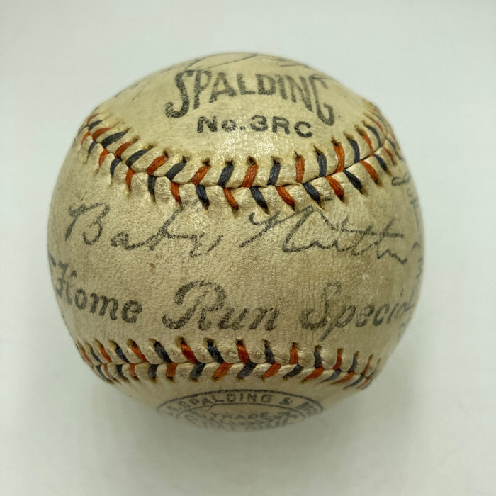 Babe Ruth & Lou Gehrig 1934 New York Yankees Team Signed Baseball JSA COA