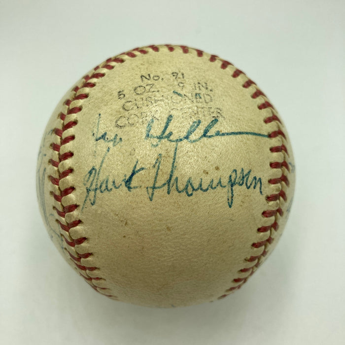 Alex Pompez Willie Mays 1955 Negro League All Star Game Signed Baseball PSA DNA