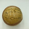1934 Detroit Tigers AL Champs Team Signed Baseball Hank Greenberg JSA COA