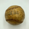 Jim Thorpe 1933 Ben Harjo's All-Indian Baseball Club Team Signed Baseball JSA