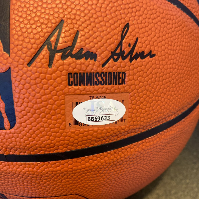 2019-20 Milwaukee Bucks Team Signed Basketball Giannis Antetokounmpo JSA COA