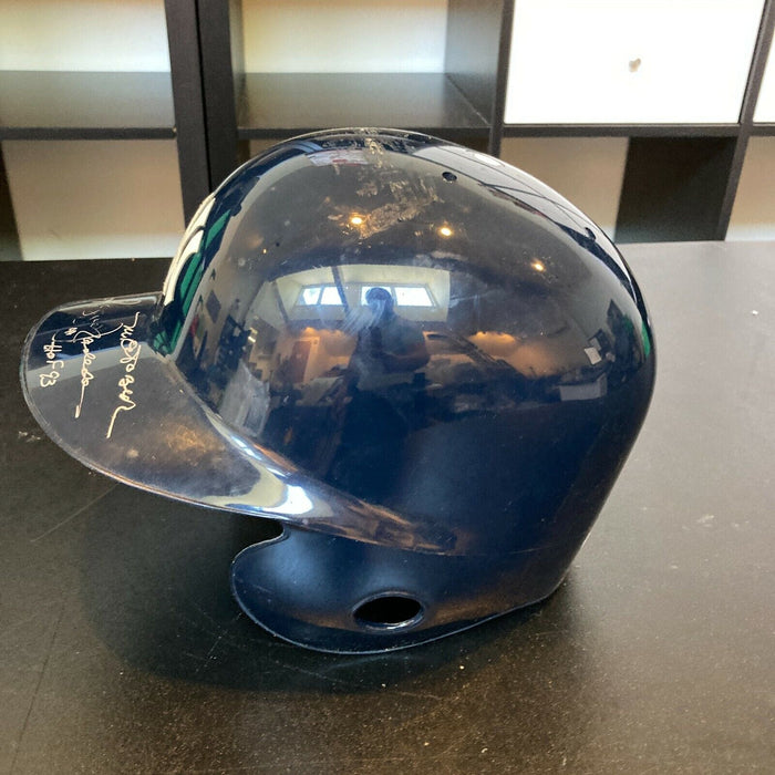 Reggie Jackson "HOF Mr. October" Signed Authentic Yankees Game Model Helmet JSA