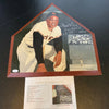 Beautiful Willie Mays Signed Heavily Inscribed Hand Painted Home Plate JSA COA