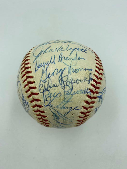 The Finest 1967 Boston Red Sox AL Champs Team Signed Baseball On Earth PSA DNA