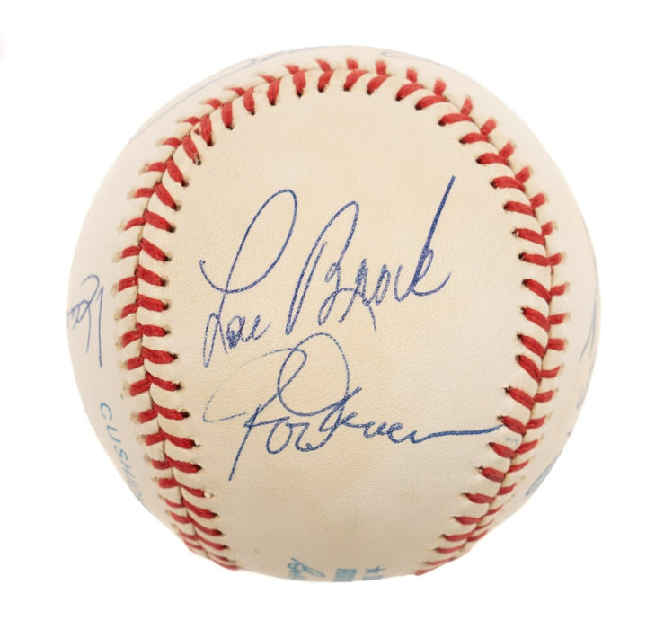Willie Mays Hank Aaron Stan Musial 3,000 Hit Club Signed Baseball JSA COA