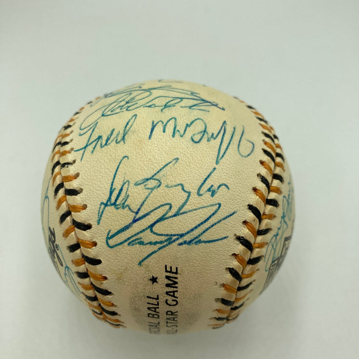 1994 All Star Game National League Team Signed Baseball Barry Bonds PSA DNA COA