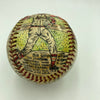 1967 Cardinals World Series George Sosnak Hand Painted Folk Art Baseball 1/1