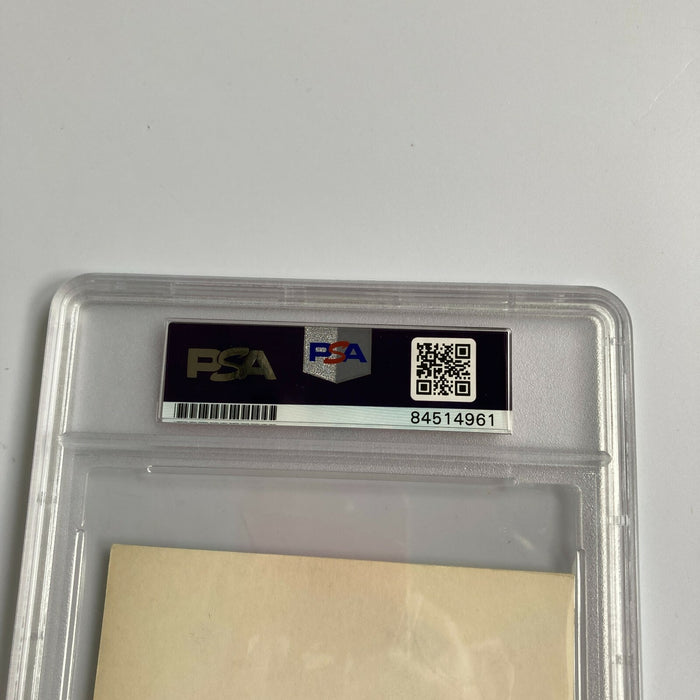 Kevin Collins Signed 1969 New York Mets Shea Stadium Postcard PSA DNA RARE