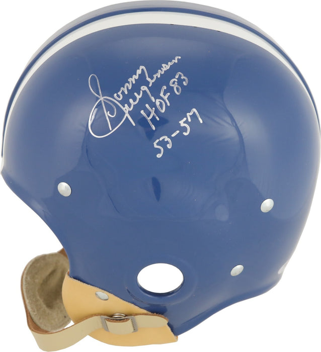 Sonny Jurgensen Signed Authentic Duke Blue Devils Full Size Helmet PSA DNA COA