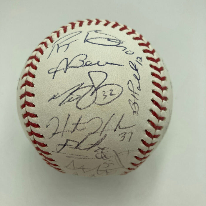 2018 Boston Red Sox World Series Champs Team Signed World Series Baseball JSA