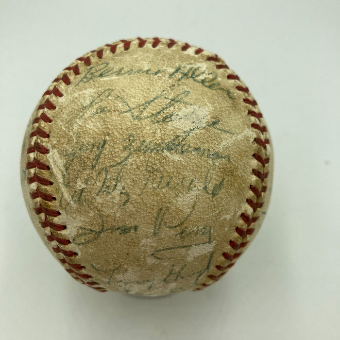 1975 Cleveland Indians Team Signed AL Game Baseball Harmon Killebrew