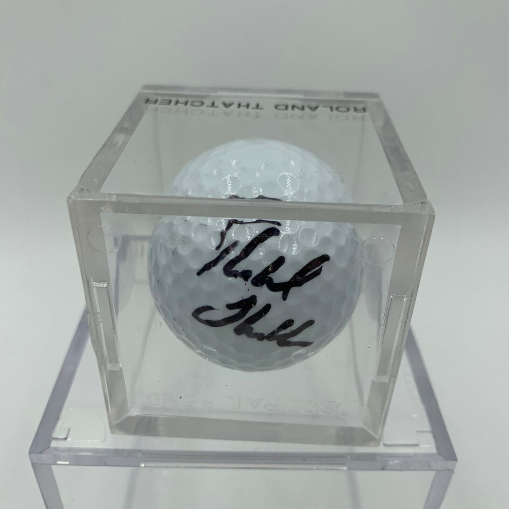 Roland Thatcher Signed Autographed Golf Ball PGA With JSA COA