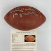 Johnny Unitas "Quarterback Of The Century" Signed Wilson NFL Game Football JSA