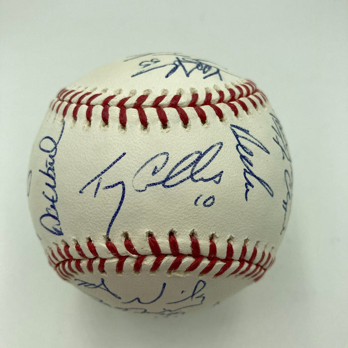 2015 New York Mets NL Champs Team Signed World Series Baseball JSA COA