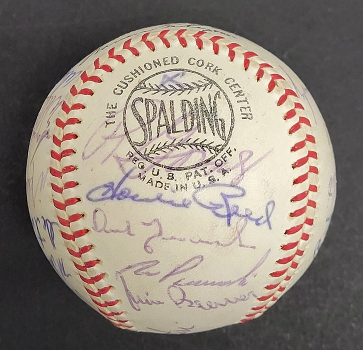 1965 Los Angeles Dodgers World Series Champs Team Signed Baseball JSA COA