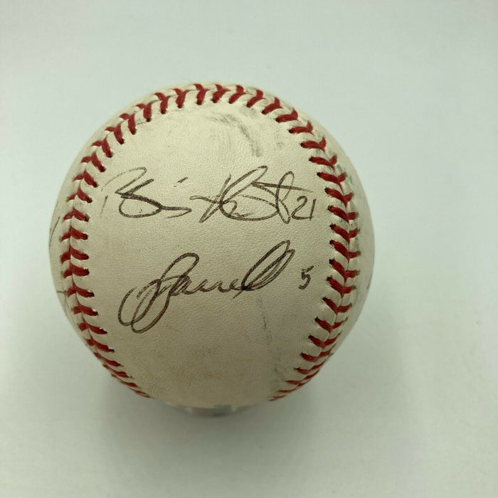 2003 Houston Astros Team Signed Major League Baseball Jeff Bagwell Lance Berkman