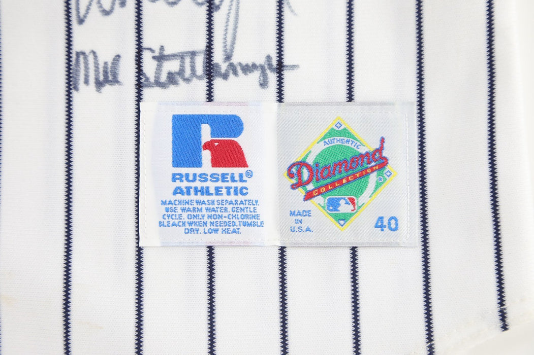 1998 New York Yankees Team Signed World Series Jersey Derek Jeter PSA DNA COA