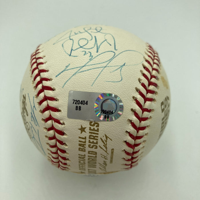 2007 Boston Red Sox World Series Champs Team Signed W.S. Baseball PSA DNA & MLB