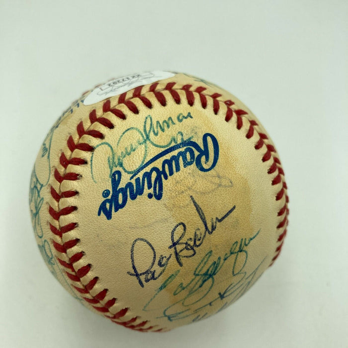 1993 Toronto Blue Jays World Series Champs Team Signed Baseball JSA COA