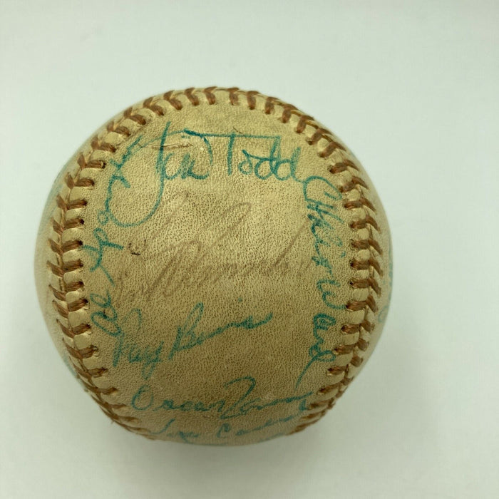 1974 Chicago Cubs Team Signed Autographed Official National League Baseball