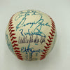 1977 NY Yankees World Series Champs Team Signed Baseball Thurman Munson JSA COA