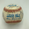 1961 New York Yankees World Series Champs Team Signed Baseball Mickey Mantle JSA