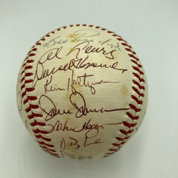 1972 Oakland A's Athletics World Series Champs Team Signed Baseball JSA COA