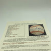 Ted Williams Willie Mays Hank Aaron 500 Home Run Signed Baseball JSA COA
