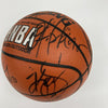 1993-94 Houston Rockets NBA Champs Team Signed Spalding NBA Basketball JSA COA