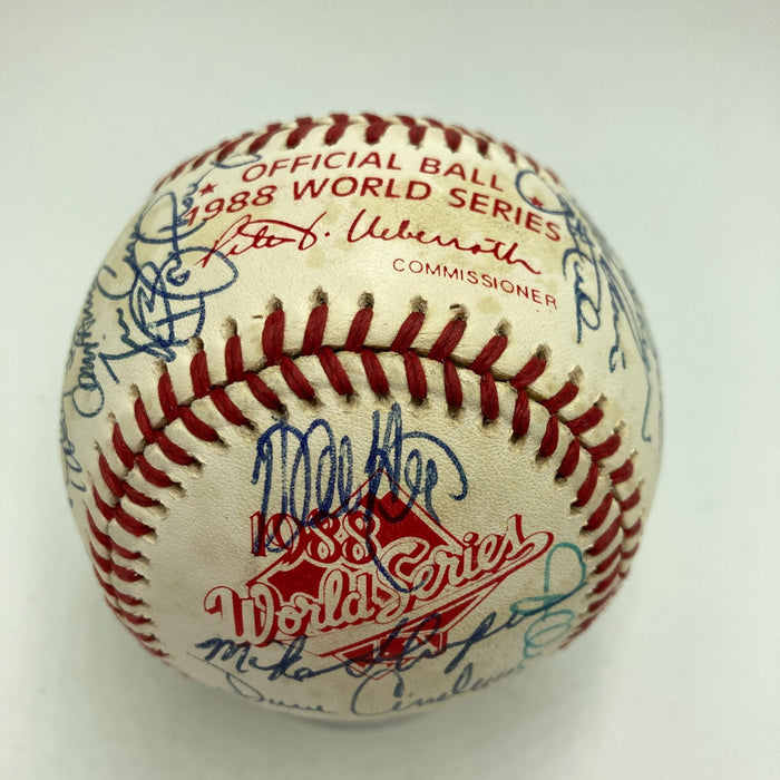 1988 Los Angeles Dodgers World Series Champs Team Signed W.S. Baseball PSA DNA