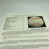 1961 New York Yankees World Series Champs Team Signed Baseball Mickey Mantle JSA
