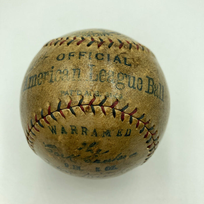 Babe Ruth 1922 New York Yankees AL Champs Team Signed Baseball JSA COA