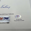 The Only Josh Gibson Single Signed Baseball On Earth PSA DNA & JSA COA