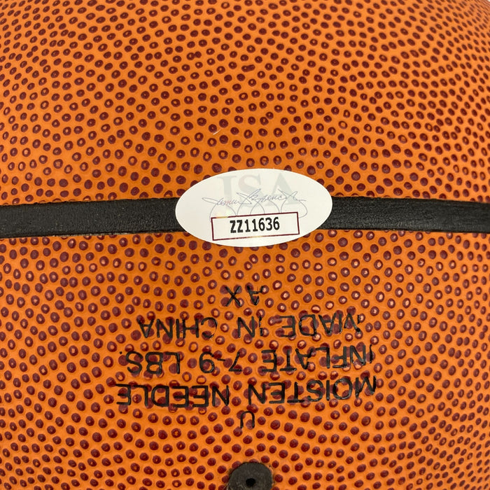 Tim Duncan Signed Spalding NBA Basketball JSA COA