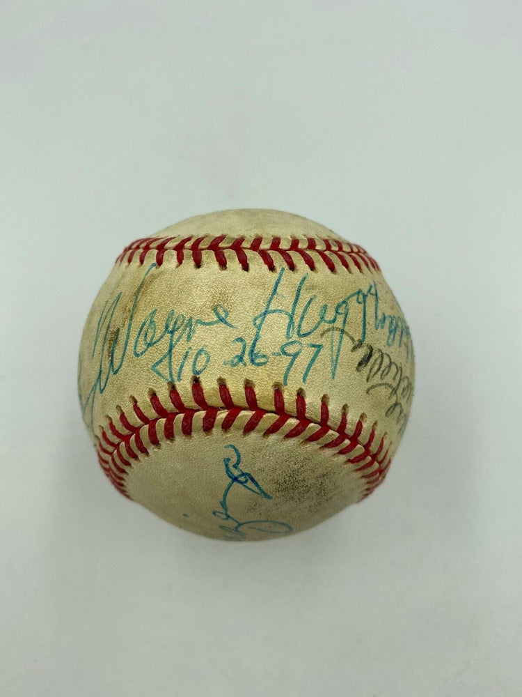 1997 World Series Game 7 Signed Florida Marlins Baseball Owner & Execs JSA COA