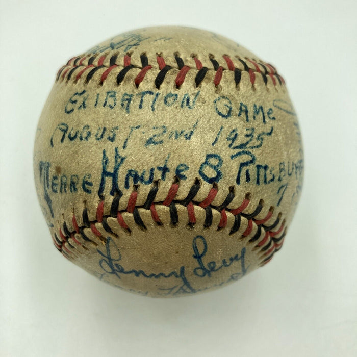Honus Wagner 1935 Pittsburgh Pirates Team Signed Baseball PSA DNA COA