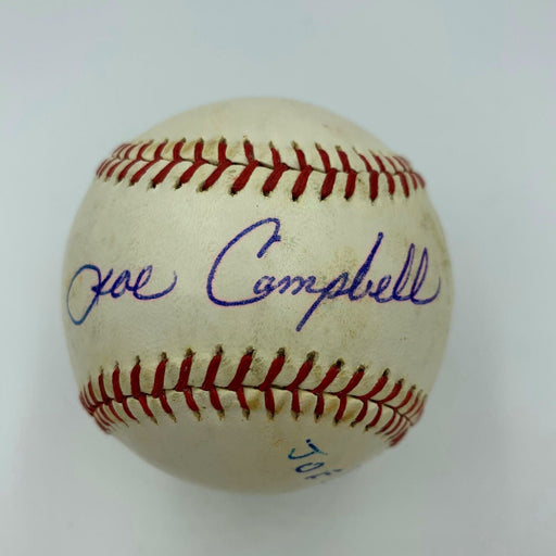 Joe Campbell Chicago Cubs Signed National League Baseball With JSA COA