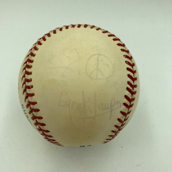 Cyndi Lauper Signed Autographed Baseball With JSA COA Movie Star