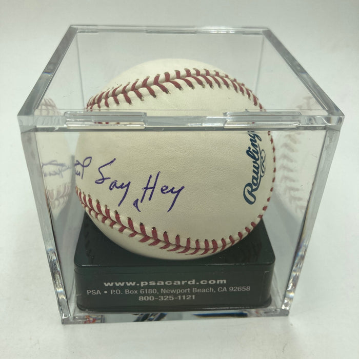 Willie Mays "Say Hey" Signed Major League Baseball PSA Graded 10 GEM MINT