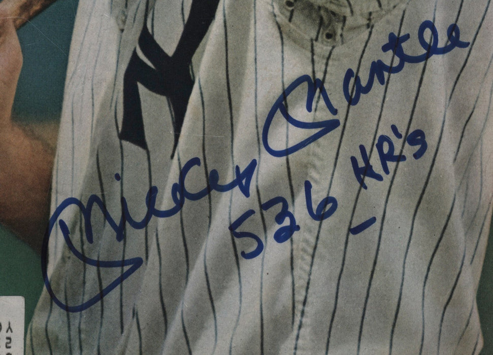 Mickey Mantle "536 Home Runs" Signed 1965 Sports Illustrated JSA 10 GEM MINT