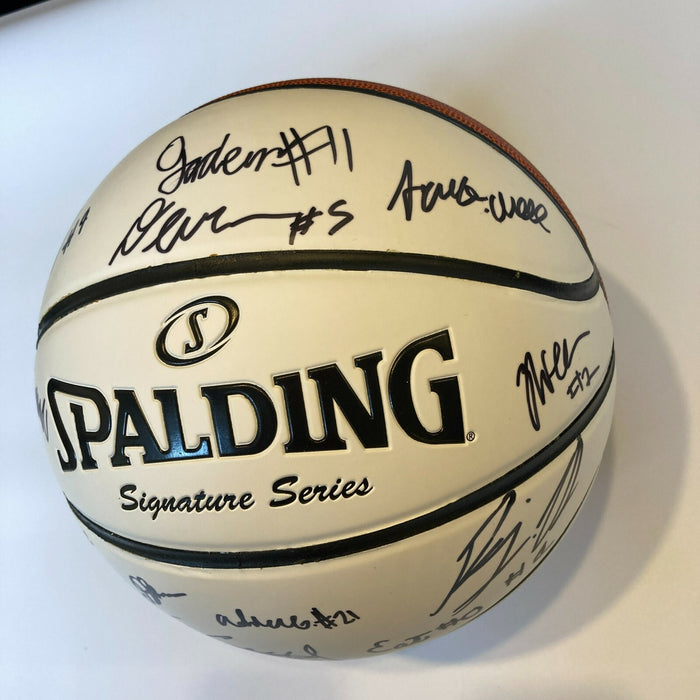2020 NBA Rookies Multi Signed Spalding Basketball