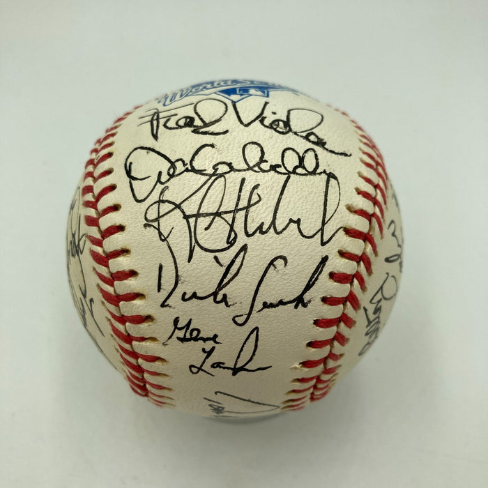 1987 Minnesota Twins World Series Champs Team Signed W.S. Baseball JSA COA