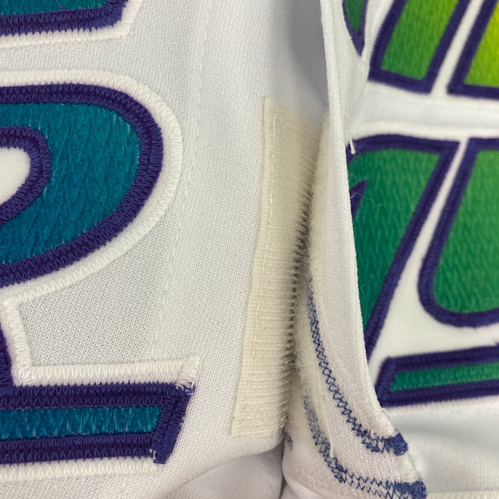 Fred McGriff Signed Game Issued Tampa Bay Devil Rays Russell Jersey JSA COA