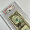 Jim Brown Signed Autographed $1 One Dollar Bill PSA DNA COA NFL