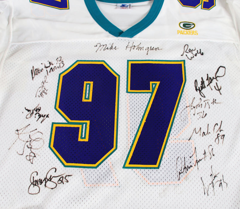 1996 Green Bay Packers Super Bowl Champs Team Signed Jersey With JSA COA
