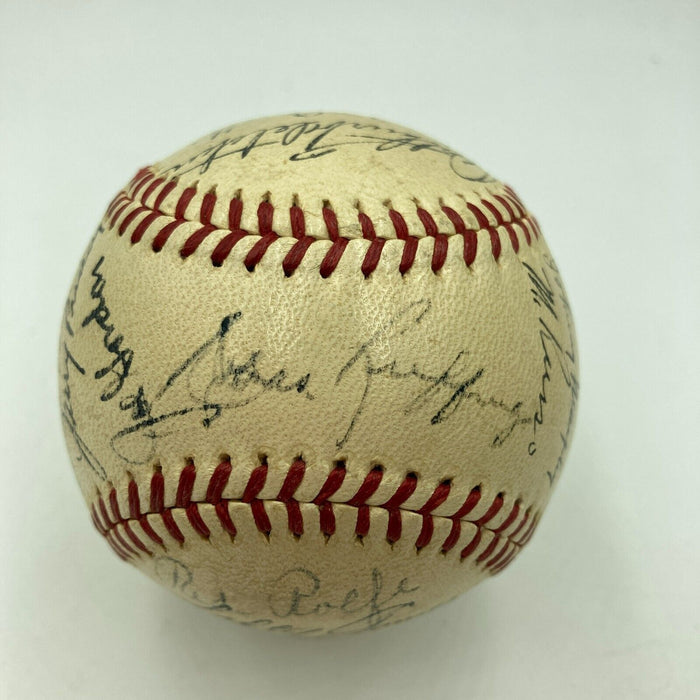 1941 New York Yankees World Series Champs Team Signed Baseball JSA COA