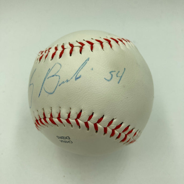 Tedy Bruschi Signed Autographed Baseball New England Patriots Beckett COA